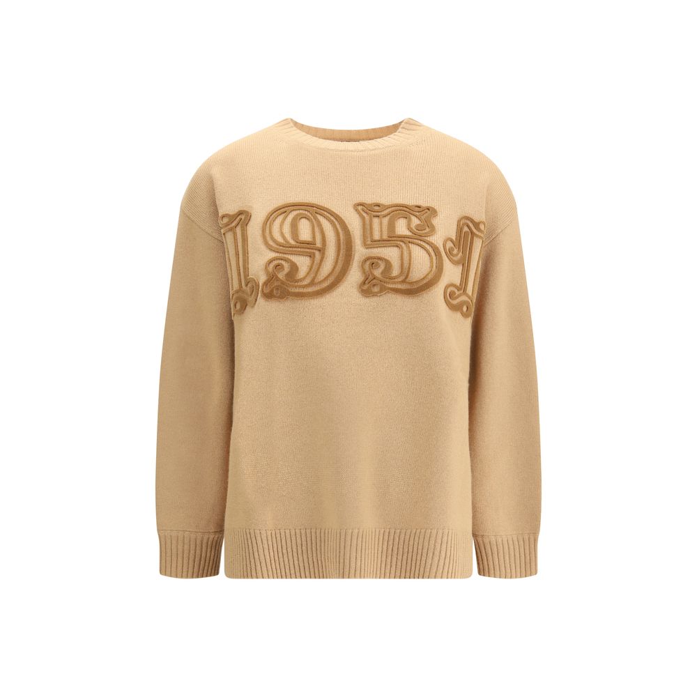Max Mara Fido Sweater with a 1951 embroidery